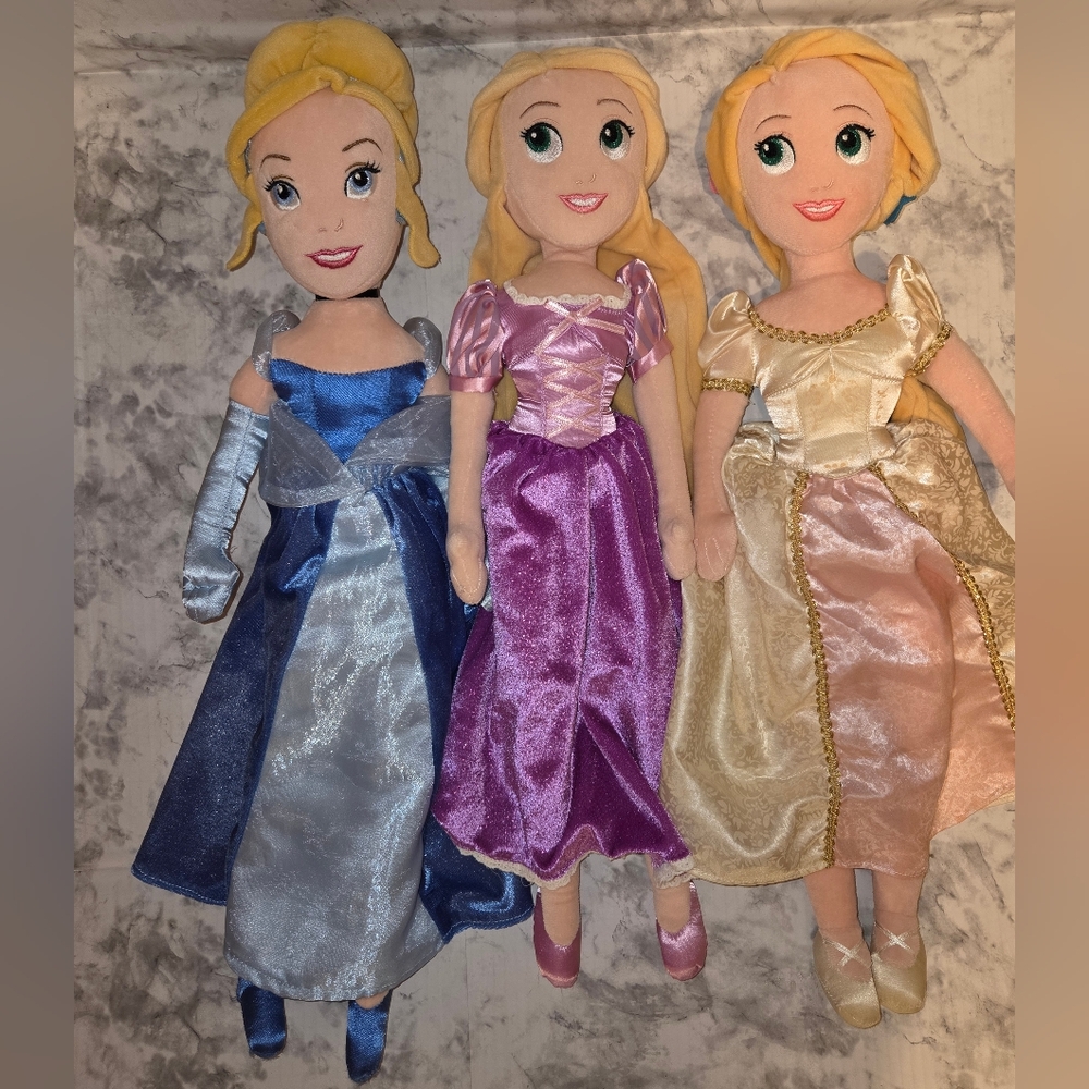Disney Princess Rapunzel bride plush dolls Lg 20-22inches